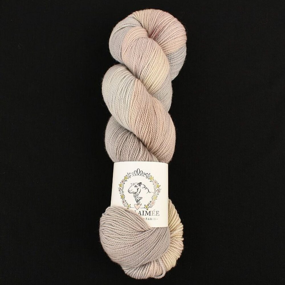 La Bien Aimée Twist Nouveau Yarn Merino Wool Hand Dyed L'Hiver Quebecois